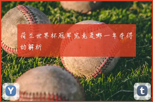 荷兰世界杯冠军究竟是哪一年夺得的解析